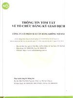 Bản cáo bạch năm 2015 - CTCP Suất ăn Hàng không Nội Bài