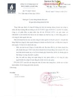 Báo cáo tài chính quý 3 năm 2014 - Công ty Cổ phần Đầu tư và Phát triển Gas Đô Thị