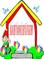 Bài giảng điện tử mầm non lớp Lá đề tài Thơ Giữa vòng gió thơm