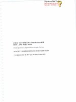 Báo cáo tài chính công ty mẹ năm 2013 (đã kiểm toán) - Công ty Cổ phần Kinh doanh Khí hóa lỏng Miền Nam