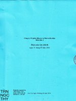 Báo cáo tài chính quý 1 năm 2016 - Công ty Cổ phần Đầu tư Phát triển điện Miền Bắc 2