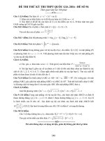 đề thi thử thpt quốc gia môn toán DE94 THPT chuyên nguyễn tất thành, yên bái w 