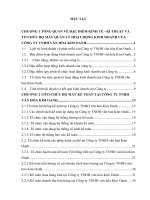 TỔ CHỨC BỘ MÁY KẾ TOÁN TẠI CÔNG TY TNHH VĂN HÓA KIM OANH