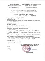 Báo cáo thường niên năm 2015 - Công ty Cổ phần Dịch vụ Hàng hóa Nội Bài