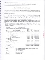 Báo cáo tài chính năm 2013 (đã kiểm toán) - CTCP Cấp nước Long Khánh