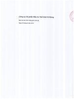 Báo cáo tài chính công ty mẹ quý 3 năm 2015 - Công ty cổ phần Đầu tư Thế giới Di động