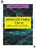 Tài liệu chứng minh vô nghiệm liên hợp  Hậu liên hơp