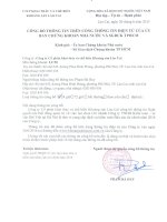 Nghị quyết Hội đồng Quản trị - Công ty Cổ phần Khai thác và Chế biến Khoáng sản Lào Cai