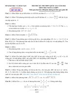 đề thi thử thpt quốc gia môn toán DE200 sở GD   đt bình dương 