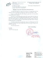 Báo cáo tài chính hợp nhất quý 2 năm 2014 - Công ty cổ phần Điện nhẹ Viễn thông