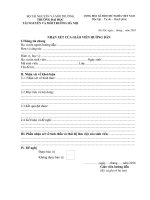 NHẬN XÉT CỦA GIÁO VIÊN HƯỚNG DẪN