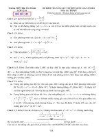 đề thi thử thpt quốc gia môn toán DE123 THPT bắc yên thành, nghệ an (12a4) w 