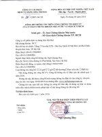 Báo cáo tài chính quý 1 năm 2016 - Công ty Cổ phần Dịch vụ Hàng hóa Nội Bài