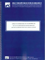 Báo cáo tài chính hợp nhất năm 2015 (đã kiểm toán) - Công ty Cổ phần Đầu tư Cầu đường CII