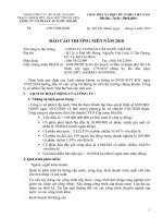 Báo cáo thường niên năm 2010 - Công ty Cổ phần Cấp nước Nhà Bè