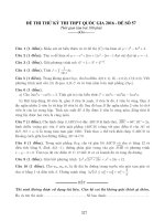 đề thi thử thpt quốc gia môn toán DE57 THPT lương tài 2, bắc ninh 