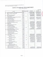 Báo cáo tài chính hợp nhất quý 4 năm 2014 - Công ty Cổ phần Kinh doanh Khí hóa lỏng Miền Nam