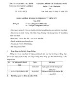 Báo cáo tình hình quản trị công ty - CTCP Chế biến thực phẩm nông sản xuất khẩu Nam Định