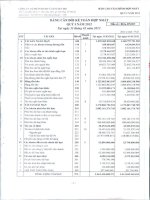 Báo cáo tài chính hợp nhất quý 1 năm 2012 - Công ty cổ phần Đầu tư Xây dựng và Khai thác Công trình Giao thông 584
