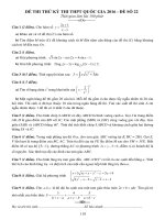 đề thi thử thpt quốc gia môn toán DE22 THPT lam kinh, thanh hóa (l1) w 