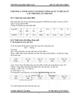 ĐỒ ÁN NHÀ MÁY ĐIỆN