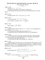đề thi thử thpt quốc gia môn toán DE43 THPT núi thành, quảng nam w 