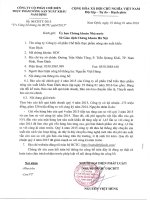 Báo cáo tài chính quý 4 năm 2015 - CTCP Chế biến thực phẩm nông sản xuất khẩu Nam Định