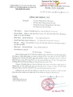 Nghị quyết Hội đồng Quản trị - Công ty cổ phần Dịch vụ Vận tải Dầu khí Cửu Long