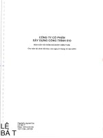 Báo cáo tài chính năm 2015 (đã kiểm toán) - Công ty cổ phần Xây dựng Công trình 510