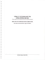 Báo cáo tài chính năm 2014 (đã kiểm toán) - CTCP Suất ăn Hàng không Nội Bài