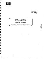 Báo cáo tài chính năm 2009 (đã kiểm toán) - Công ty Cổ phần Đường Ninh Hòa