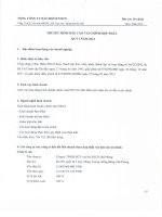 Báo cáo tài chính hợp nhất quý 1 năm 2014 - Tổng Công ty cổ phần Bảo hiểm Petrolimex