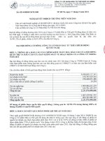 Nghị quyết Đại hội cổ đông thường niên năm 2014 - Công ty cổ phần Đầu tư Thế giới Di động