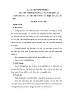 skkn đổi mới PHƯƠNG PHÁP GIẢI TOÁN có lời văn DẠNGTÌM HAI số KHI BIẾT TỔNG và HIỆU của HAI số đó CHO học SINH lớp 4 