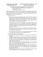 Đề thi phân tích thiết kế hệ thống thông tin