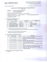 Báo cáo tình hình quản trị công ty - Công ty Cổ phần Ngô Han