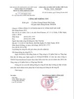 Nghị quyết Hội đồng Quản trị - Tổng Công ty Cổ phần Dịch vụ Tổng hợp Dầu khí