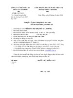 Báo cáo tài chính hợp nhất quý 3 năm 2014 - Công ty Cổ phần Đầu tư và Xây dựng Thủy lợi Lâm Đồng