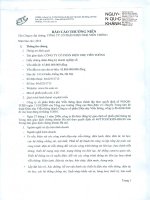 Báo cáo thường niên năm 2014 - Công ty cổ phần Điện nhẹ Viễn thông