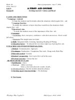 GIÁO ÁN TIẾNG ANH 8 UNIT 9