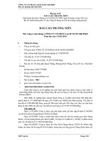 Báo cáo thường niên năm 2013 - Công ty Cổ phần Gạch Ngói Nhị Hiệp