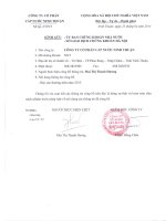 Báo cáo thường niên năm 2013 - Công ty cổ phần Cấp nước Ninh Thuận