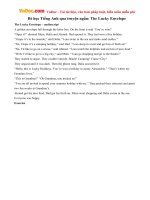 Bé học Tiếng Anh qua truyện ngắn: The Lucky Envelope