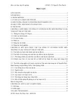 BÁO CÁO THỰC TẬP CÔNG NGHỆ MÔI TRƯỜNG TẠI THỰC TẬP TẠI CÔNG TY CỔ PHẦN NƯỚC MÔI TRƯỜNG VÀ HẠ TẦNG KỸ THUẬT THỦ ĐÔ