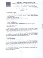 Báo cáo thường niên năm 2009 - Công ty cổ phần Dịch vụ Vận tải Dầu khí Cửu Long