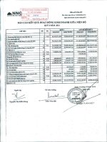 Báo cáo KQKD quý 3 năm 2012 - Công ty Cổ phần Đá Núi Nhỏ