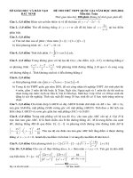 đề thi thử thpt quốc gia môn toán DE250 sở GD   đt bắc ninh 