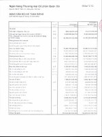 Báo cáo tài chính công ty mẹ quý 4 năm 2012 - Ngân hàng Thương mại Cổ phần Quân đội