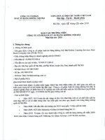 Báo cáo thường niên năm 2015 - CTCP Suất ăn Hàng không Nội Bài