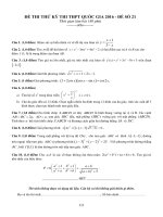 đề thi thử thpt quốc gia môn toán DE21 THPT yên lạc 2  vĩnh phúc w 